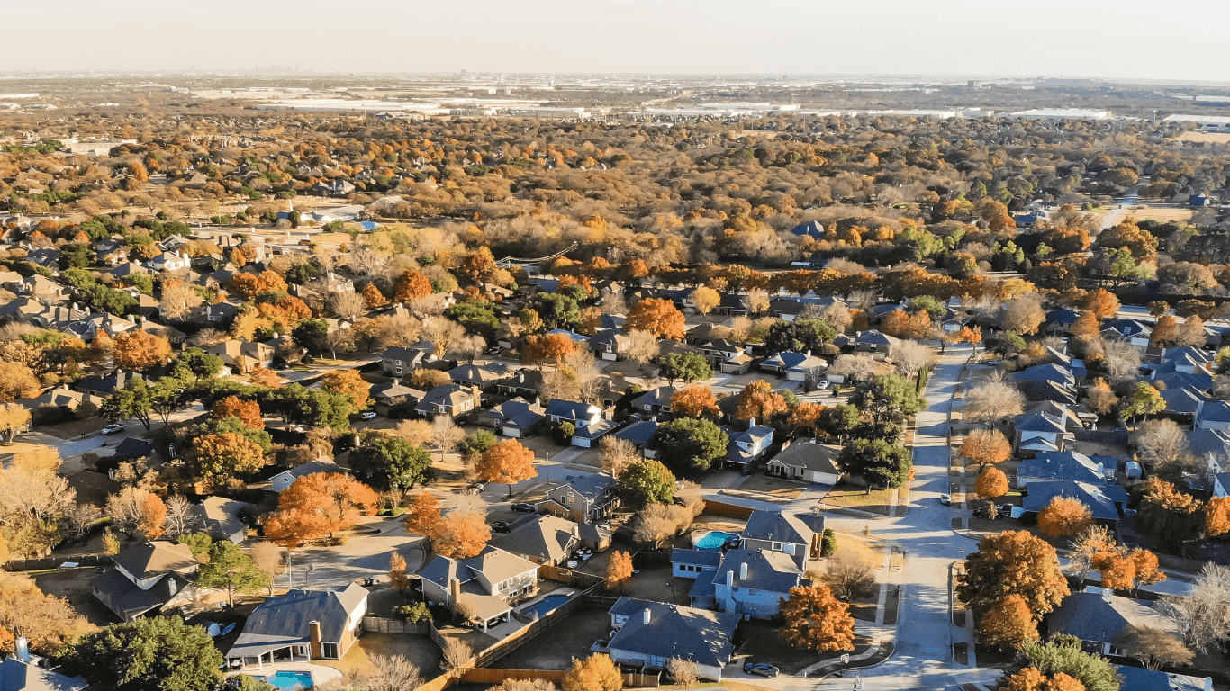 City view of Flower Mound